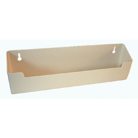 HDL HARDWARE Kv Plastic Tip Out Trays Without Stop 30-1/4 in. Standard White PSF3025-W